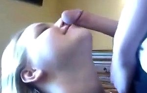 Amateur blowjom facial cumshot
