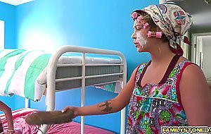 Hannah Hawthorne bends over her fine ass for her stepdads cock