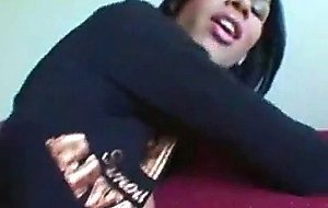 Amateur brunette tranny masturbating honey