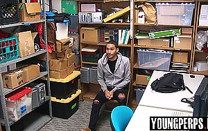 Hunk LP Officer bareback fucks black perps virgin ass