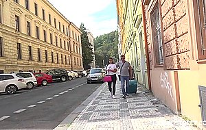 The searching ended in a great fuck for a busty brunette — 