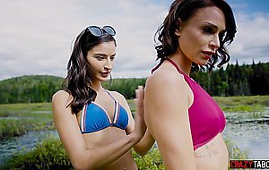 Teens in an isolated cabin stalked by a mysterious man