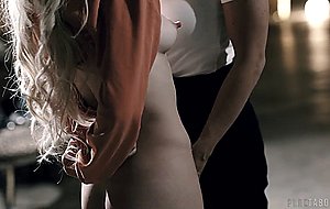 Blonde teen is caught and...