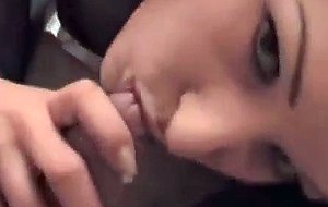 Sexy brunette bj and doggy