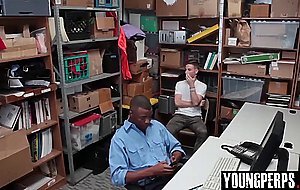 Black LP Officer detains and anal fucks a virgin perp