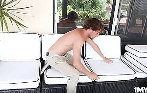 Melissa presses her sexy MILF body seducing Tyler