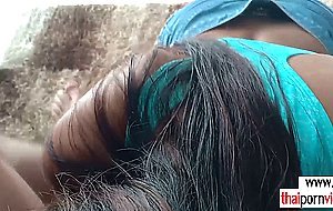 Thai girlfriend loves to suck her boyfriends big cock