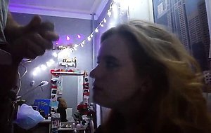 When blonde girlfriend gets cock hungry