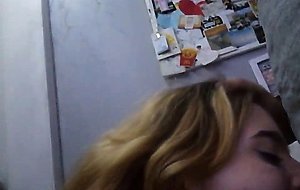 When blonde girlfriend gets cock hungry