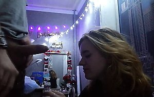 When blonde girlfriend gets cock hungry