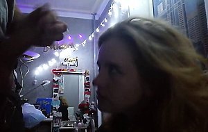 When blonde girlfriend gets cock hungry