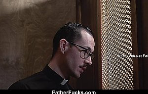 Father Fiore Stuffs His Dick Inside The Boy’s Puckering Asshole