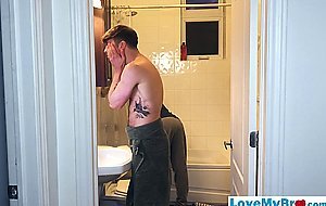 Big stepbrother gets ass pounded...