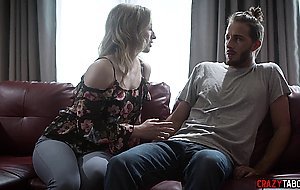 MILF aunt lures reluctant teen into fucking her pussy