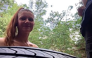 Pissing on sweet woman