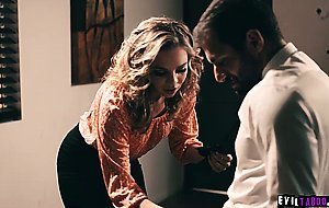 Horny boss drills his assistants juicy pussy