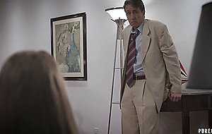 Teen double creampied at the dad's office, he and his boss both came in her! - Naked