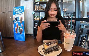 Young Thai amateur big butt cutie blowjob and pussy fucked