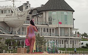 Naughtylada, transparent swinsuit