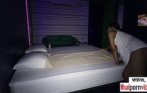 Asian teen licks clients asshole and fucked hardcore