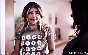 Adrias family teamed in fucking her teen pussy