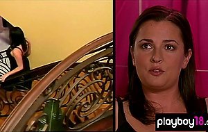 Devinn instructs an amateur couple during masturbation
