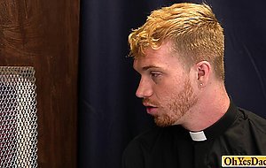 Mature priest absolve teen by fucking his hole bareback