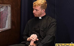 Mature priest absolve teen by fucking his hole bareback