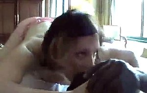 White teen sucking big black cock