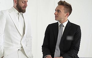 President strips naked and sucks boys rod and fucks him