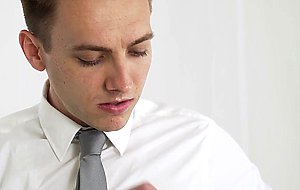 President strips naked and sucks boys rod and fucks him