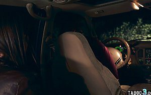 Squirter babe has to fuck a stranger to get a free ride