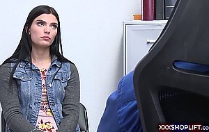Cute teen shoplifter chick...