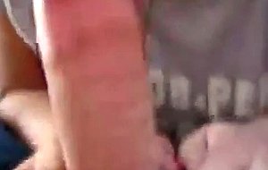Amateur bj hand to mouth cumshot swallow