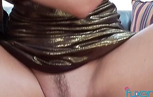Blonde horny MILF fucked