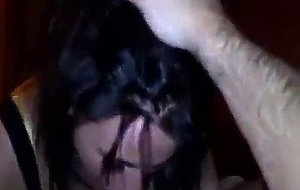 Horny wife gives wild pov bj