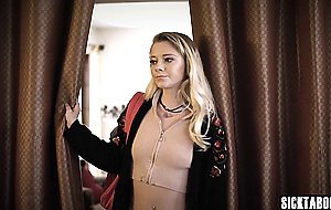 Lucky guy fucked a petite blonde teen after he fucked his wife