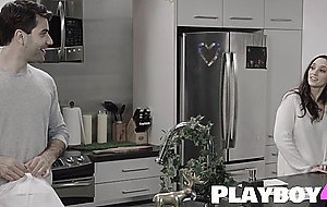 Hot brunette jumped on a guys penis after passion kissing action