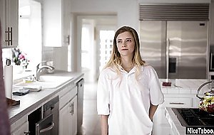 Crazy stepdad manipulates petite teen and he fucked her so hard