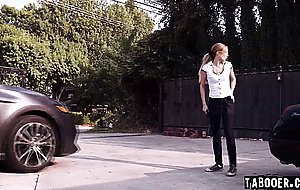 Aidens ass and pussy got penetrated at the same time