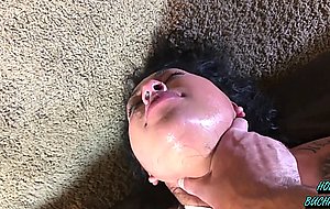 Hoby buchanon, slave girl worships cock & gets a rough