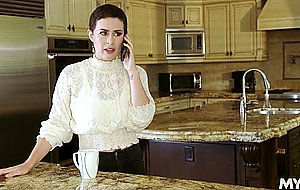 MILFs switch their sons and seduce them into a foursome to make them do all their chores -