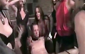 Group of wild sluts gets naughty on a party