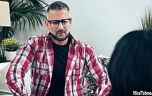 Perverted Latina babe swallowed and rode guys dick and liked it