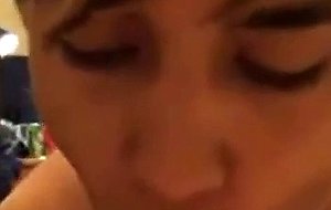 College boy sucks dick and fucked in his dorm room