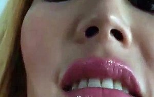 Naughty busty tranny Kylie King toys ass