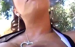 Franchesca le is a honey slut big tits bj brunette cumshoney pov point of view titty fuck honey