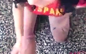Spanish hottie fucked
