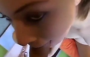 Student bends over for doggy