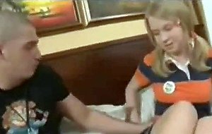 Hot blond teen needs it intense